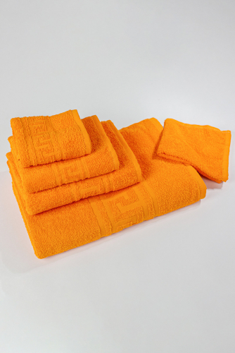 Полотенце махровое пл 380 - Апельсиновый
