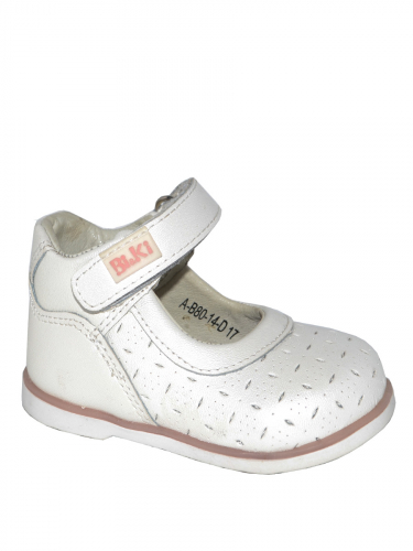 Туфли для девочек A-B80-14-D, белый
