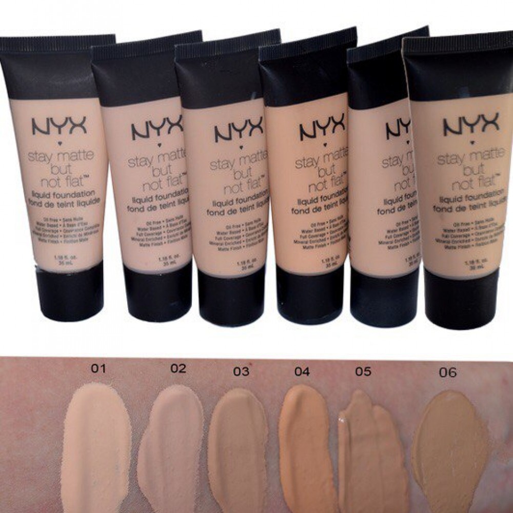 Тональный крем NYX Stay Matte But Not Flat liquid foundation 35g №2 копия