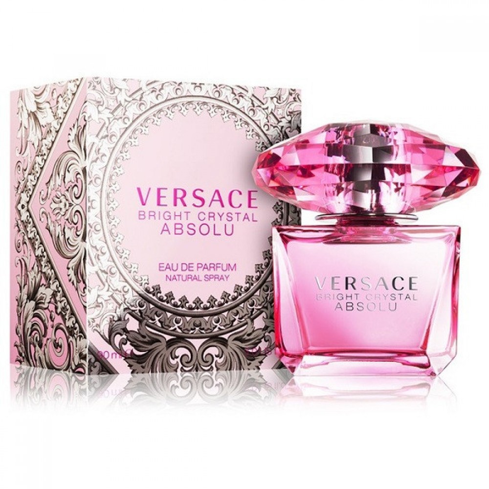 Eau de parfum crystal. Versace Bright Crystal Absolu 90 ml. Парфюмерная вода Versace Bright Crystal Absolu. Versace Crystal Bright Absolu w EDP. Духи Версаче Брайт Кристалл.