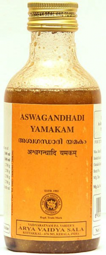 Масло Ashwagandhadi Yamakam Kottakkal Ayurveda (Ашвагандхади ямакам Коттаккал) 200мл