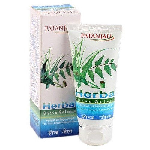 Herbal Shave Gel Antiseptik Patanjali (Гель-антисептик Патанджали) 50гр