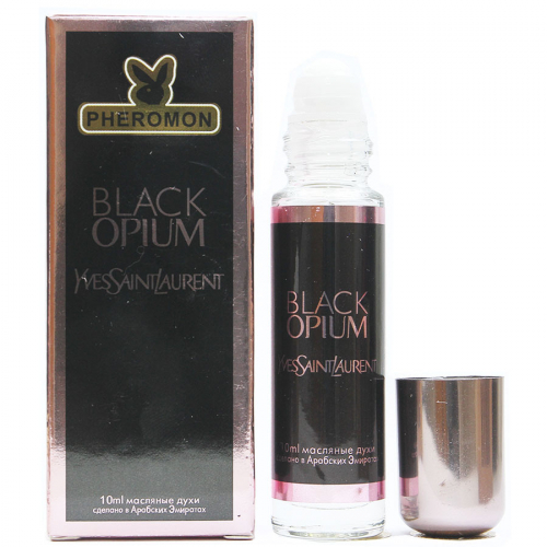 Духи с феромонами Yves Saint Laurent  Black Opium edp 10 ml (шариковые) (копия)