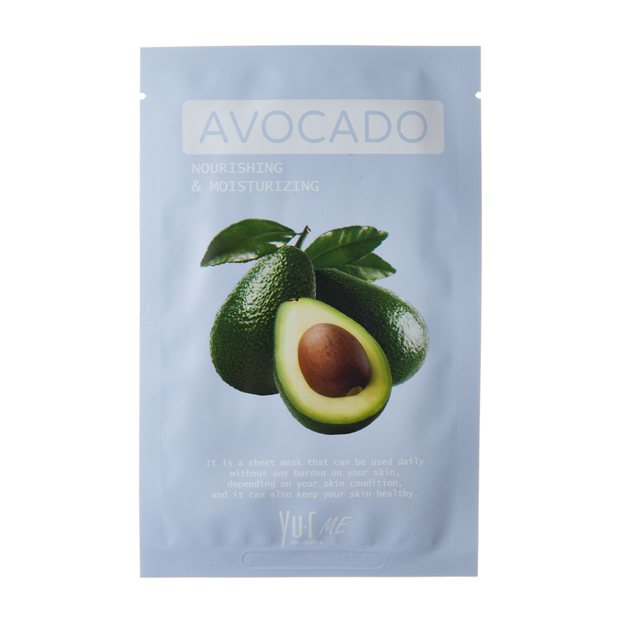 YU.R Маска для лица с экстрактом авокадо / YU.R ME Avocado Sheet Mask 25 гр
