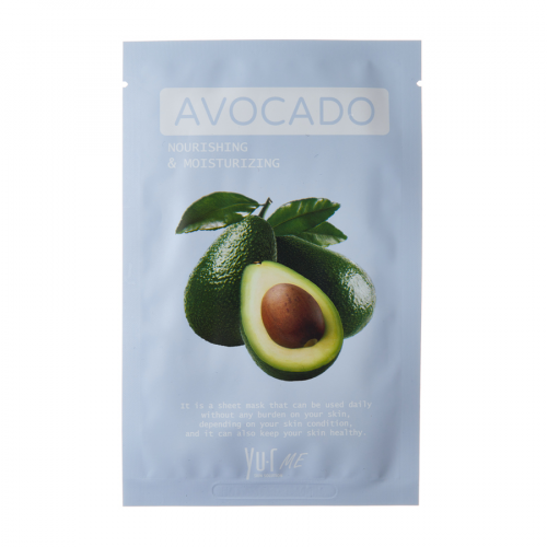 YU.R Маска для лица с экстрактом авокадо / YU.R ME Avocado Sheet Mask 25 гр