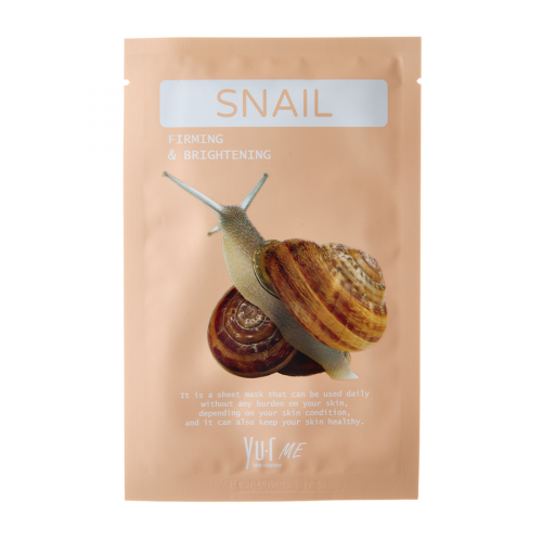 YU.R Маска для лица с фильтратом улиточного секрета / YU.R ME Snail Sheet Mask 25 гр