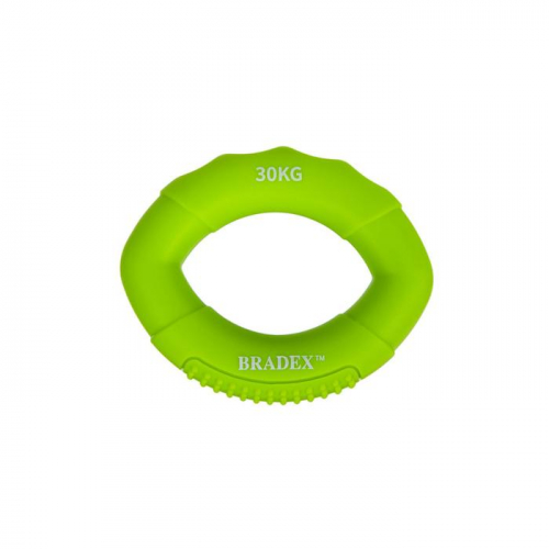 Кистевой эспандер Bradex, 30 кг, овальной формы, зеленый