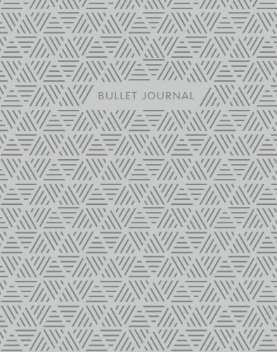 Bullet Journal (Стальной) 162x210мм, твердая обложка, пружина, блокнот в точку, 120 стр.