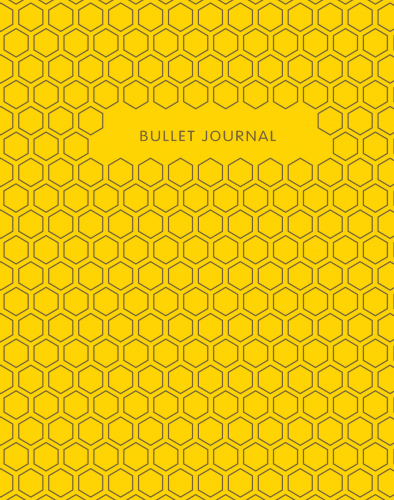 Bullet Journal (Медовый) 162x210мм, твердая обложка, пружина, блокнот в точку, 120 стр.