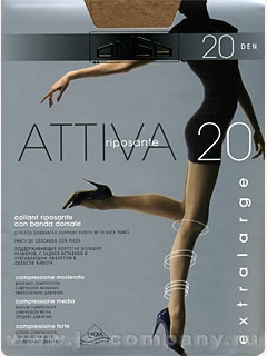 ATTIVA 20 XL (6 размер) колготки классика