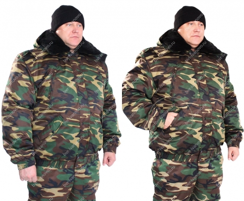 Куртка Норд тк.Смесовая Могилёв цв.Зеленый КМФ