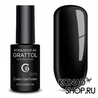 Grattol Color Gel Polish №2 Black