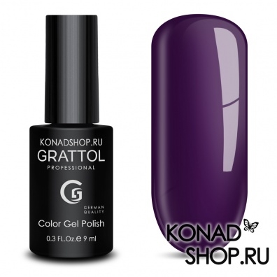 Grattol Color Gel Polish №54 Dark Purple