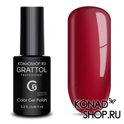 Grattol Color Gel Polish №82 Cherry Red