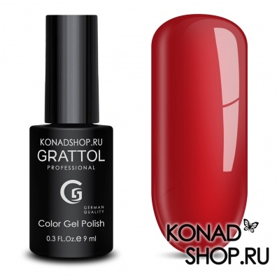 Grattol Color Gel Polish №83Pure Red