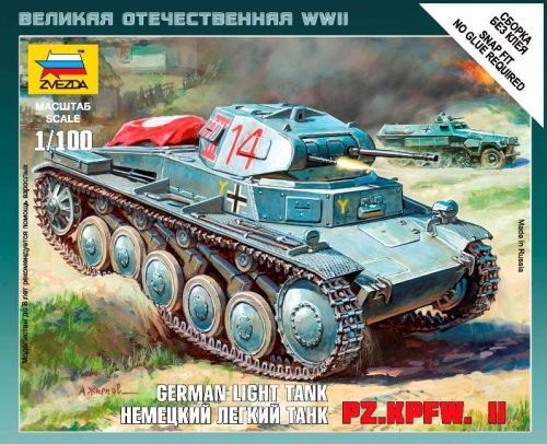 6102 - Немецкий лёгкий танк Pz.Kp.fw II 
