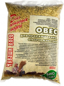 Зерно Овес для проращивания 350г ТМ Чуваши Хлеб