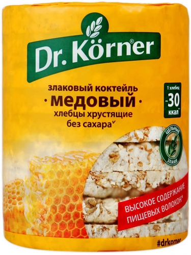Хлебцы Dr.Korner Медовые 100г