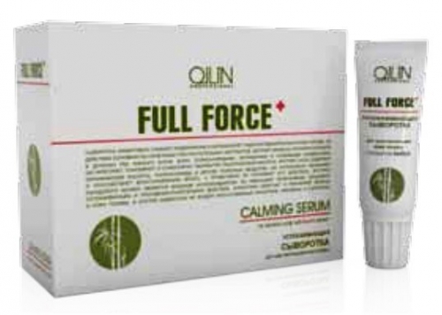  OLLIN FULL FORCE БАМБУК Успокаивающая сыворотка для чувствительной кожи головы 10штх15мл/726017, 