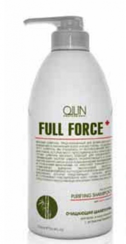 OLLIN FULL FORCE БАМБУК Очищающий шампунь  для волос и кожи головы с экстрактом бамбука 300мл/725614, 