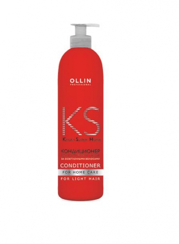 OLLIN Keratine System Home Кондиционер для домашнего ухода за осветленными волосами 250мл 391821, 