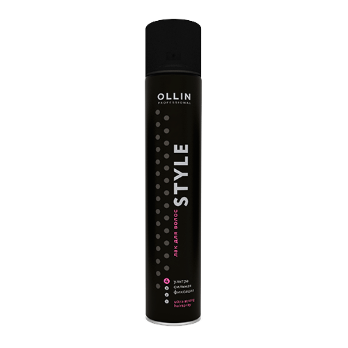 OLLIN STYLE Лак для волос эластичной фиксации 450мл/729575, 