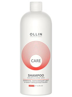 OLLIN CARE Шампунь, сохраняющий цвет и блеск окр.в.1000мл/Color&Shine Save Shampoo726895     , 