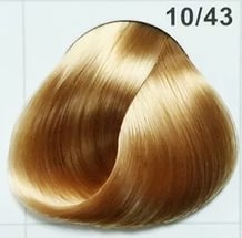 OLLIN COLOR 10.43 светлый блондин медно-золотистый 60мл Перманентная крем-краска
