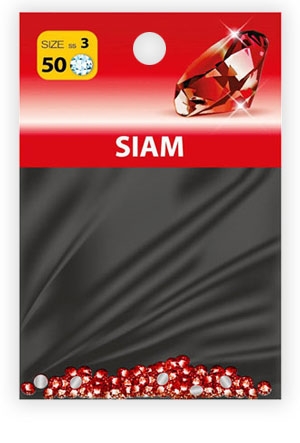 Слайдер-дизайн стразы №3 SIAM (50 шт.)