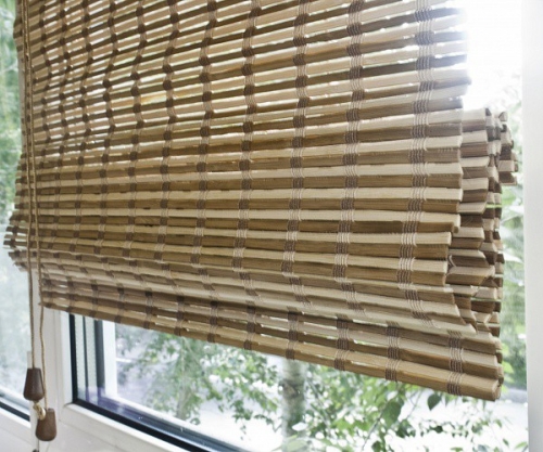 от 1405 р.  Бамбуковые римские шторы цвет микс