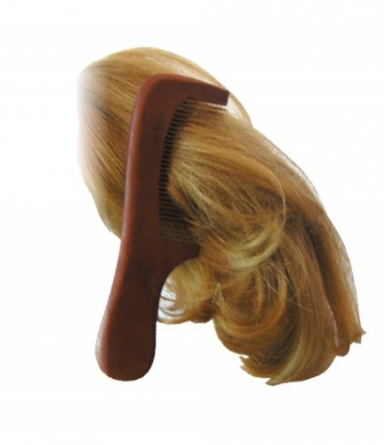 Расческа для волос из персикового дерева