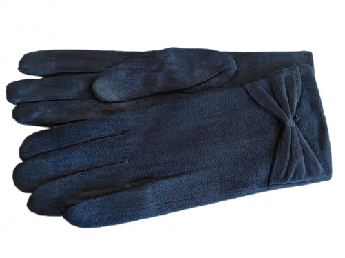 1516 перчатки Темно-синий принт 1