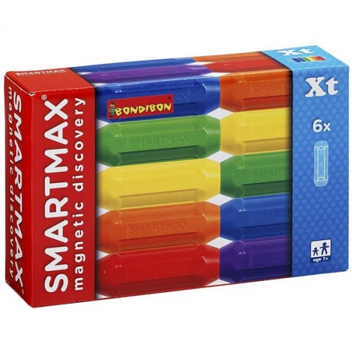Магнитный конструктор SmartMax/ Bondibon Дополнительный (Xt) набор: 6 коротких палочек.,арт.102