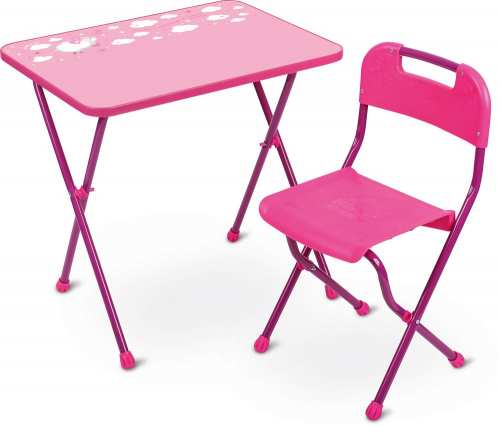 К-т КА2/Р АЛИНА2 розовый стол+стул ПЛАСТ КА2/Р,