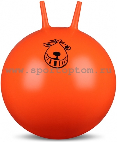 Мяч гимнастический с рожками INDIGO IN004