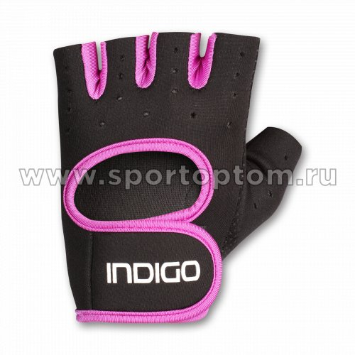 Перчатки для фитнеса женские INDIGO неопрен IN200 