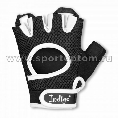 Перчатки для фитнеса мужские INDIGO Хлопок,эластан SB-16-8208 