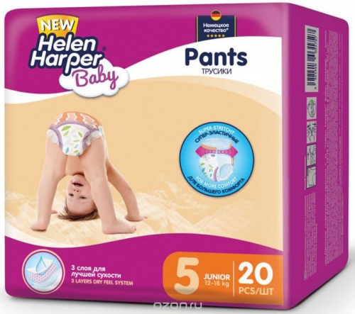 Helen Harper Baby детские подгузники-трусики Junior (12-18 кг), 20 шт