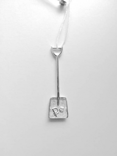 Греби Лаве - лопата для денег, сувенир из серебра