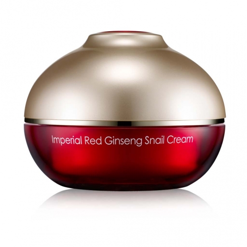 Омолаживающий крем с муцином улитки и красного женьшеня Imperial Red Ginseng Snail Cream 50мл