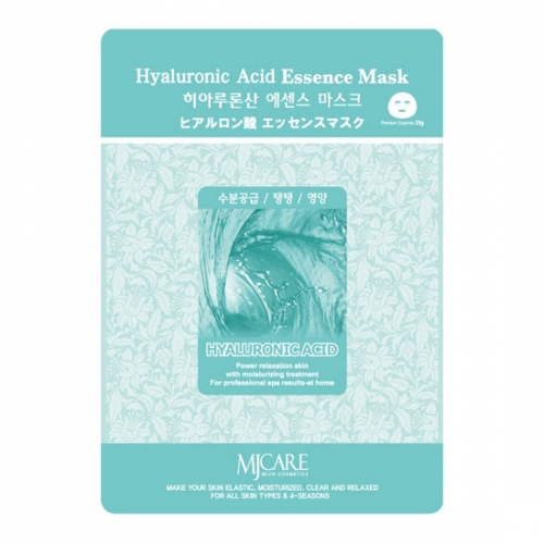 Маска тканевая MJ Essence Mask  Hyaluronic Acid (гиалуроновая) 1шт