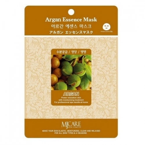 Маска тканевая MJ Essence Mask  Argana (аргана) 1шт