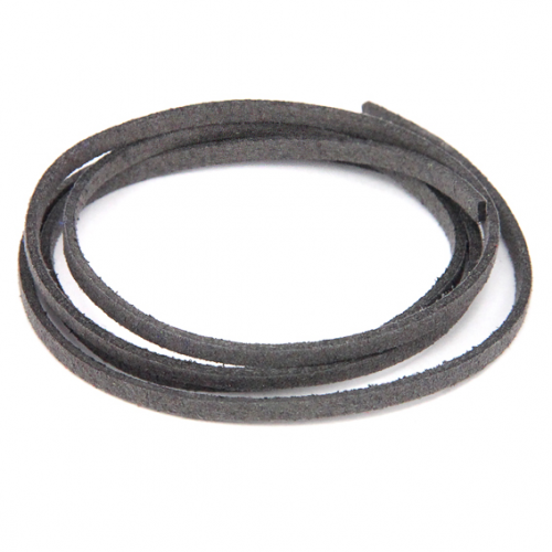 SHZ1129 Замшевый шнурок для амулета, цвет тёмно-серый