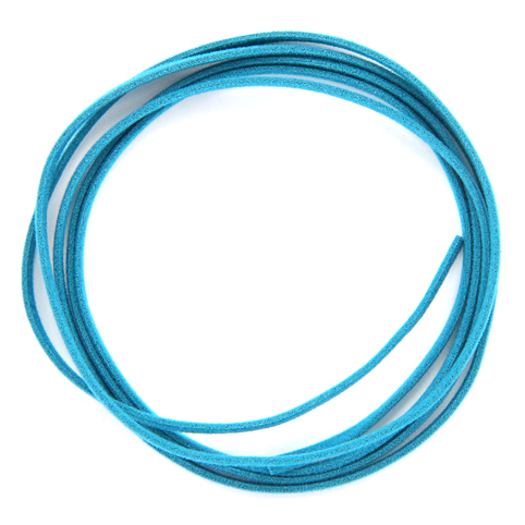 SH004LB Шерстяной шнурок для амулета, цвет голубой