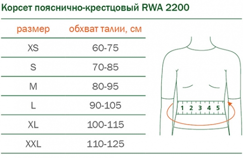 Корсет на поясничный отдел позвоночника, 4-8 ребер жесткости, высота 25см, имеет съемный Т-образный пелот