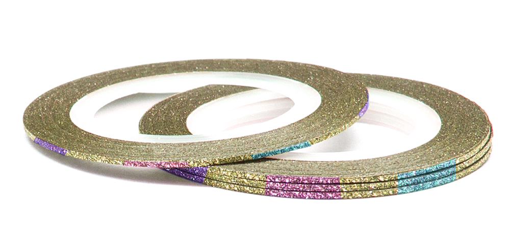 Лента (скотч) для дизайна №172 разноцветная