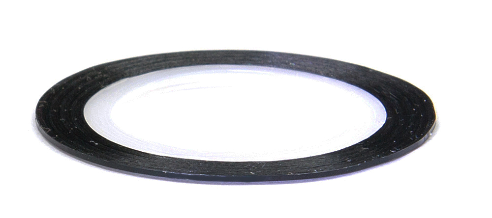 Лента (скотч) для дизайна №103 черная