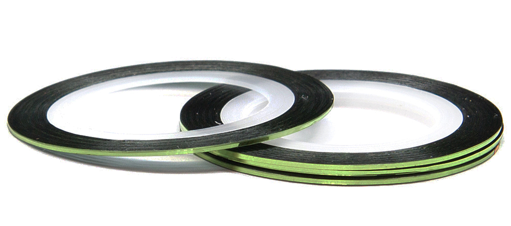 Лента (скотч) для дизайна №108 зеленая