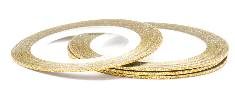 Лента (скотч) для дизайна №161 золотая