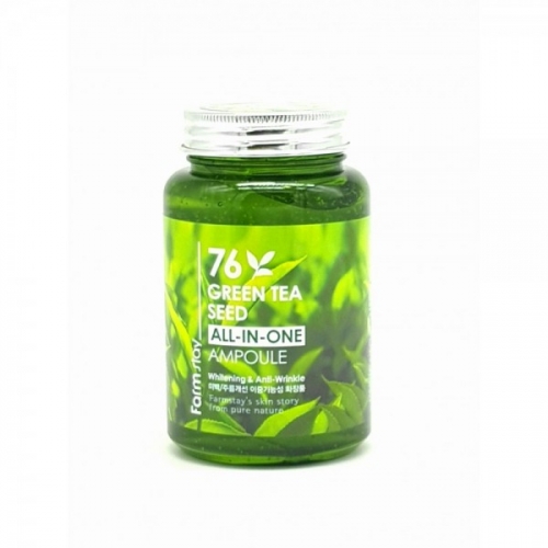 Многофункциональная ампульная сыворотка с семенами зеленого чая GREEN TEA ALL-IN ONE AMPOULE, 250 ML